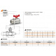 Кран-американка шаровой Bonomi TAMIGI 1/2" red (76500004R)