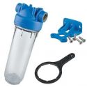 Фільтр-колба Atlas Filtri DP MONO TS (прозора) Ø1" OT (латунь) 10" 45°C 8 bar KIT (RA1280701)