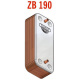 Теплообмінник ZB 190 (INOX AISI 316L) 20 пластин O-ring Zilmet S.p.A. (17B1902000) ZILMET - 1