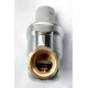 Редуктор зниження тиску Caleffi з отвором для манометру Ø3/4" хром Max. 16 bar 1÷6 bar 40°С (533451)