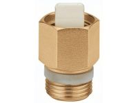 CALEFFI Зворотний клапан латунний для повітрявідводчика (серія 502) d3/8" 110°C 10 bar PTFE (561300) Caleffi - 1