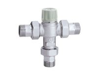 Термостатичний клапан Caleffi d3/4" захист від опіку і з налаштуванням 30-50 ° C (521713)