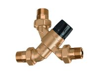 Термостатичний клапан Caleffi d1" з налаштуванням 30-65 °C (520060)