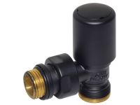 Кран радіаторний кутовий Carlo Poletti BLACK MATTE d1/2" х 24-19 FIRST (V140111EFS9005O)
