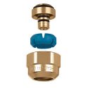 CALEFFI Гайка латунная с ниппелем для пластиковых и МП труб d3/4" x 11,5÷12/14-16 мм (680524)