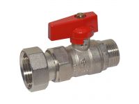 Bianchi Кран прямий d3/4" З х 1" В з накидною гайкою (red/червоний) (528M05060F)