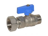 Bianchi Кран прямий d3/4" З х 1" В з накидною гайкою (blue/синій) (528M05060E)