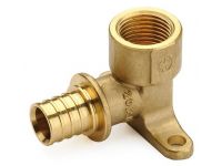3400.23 Коліно настінне Ø16 x 1/2" ВР H 40,5 мм (натяжна гільза) GENERAL FITTINGS