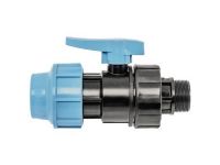 Кран кульовий для ПЕ труб Unidelta Ø25 x 3/4" ЗР PP-В (УФ захист) (1072025003001)
