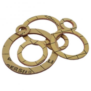 Прокладка фіброва безасбестова GoPlast S.r.l. Ø3/4" 20 бар 150 °С KLINGER6327 (червона) (2000KLING3)
