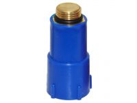 Заглушка монтажна GoPlast S.r.l. БЛАКИТНА пластик/латунь Ø1/2" (1142OTT002) - 1