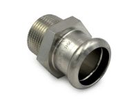 187 Перехідник нержавіючий Ø28 х 1" З INOXPRES® RM