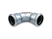Коліно сталеве STEELPRES® RM 381/900 Ø28 90° ВВ оцинковане (опалення) (381028900)