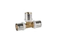 PEXAL BRASS Трійник (прес) Ø16 (2,25) Valsir S.p.A. (VS0170705)
