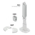 MB Fix PK3+QKK+QKP Комплект низьких підлогових кронштейнів (2 шт.) для пан. радіаторів (300÷1000 мм) MB (60741003)