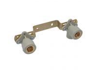 PRAWTECH Планка глибока монтажна сталева PP-R Ø20 х 1/2" В мм L150 мм (P7271D)