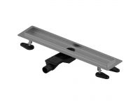 Душовий лоток НИЗЬКИЙ Ø40 30/600 мм AQUA AMBIENT СРІБНИЙ Uponor GmbH (1136407)