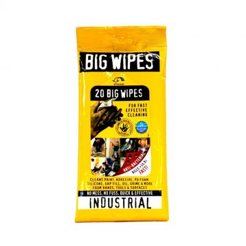 Салфетки чистящие промышленные 17 см х 25 см упаковка 20 шт BIG WIPES INDUSTRIAL (20130000) - 1