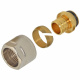 Гайка з ніпелем Ø20 х 2,0 х 3/4" нікель (ПЕ) GENERAL FITTINGS (330080N052020A)